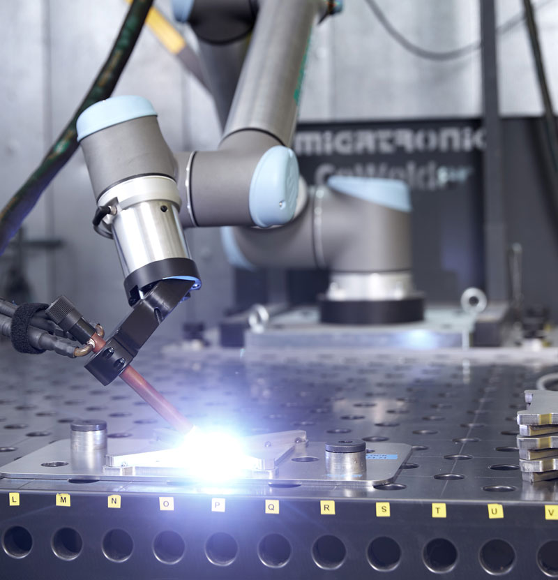 CoWelder TIG welding a workpiece